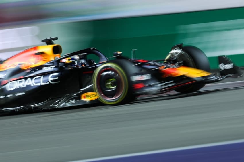Max Verstappen venceu o GP de Las Vegas (Foto: Patrick T. Fallon / AFP)