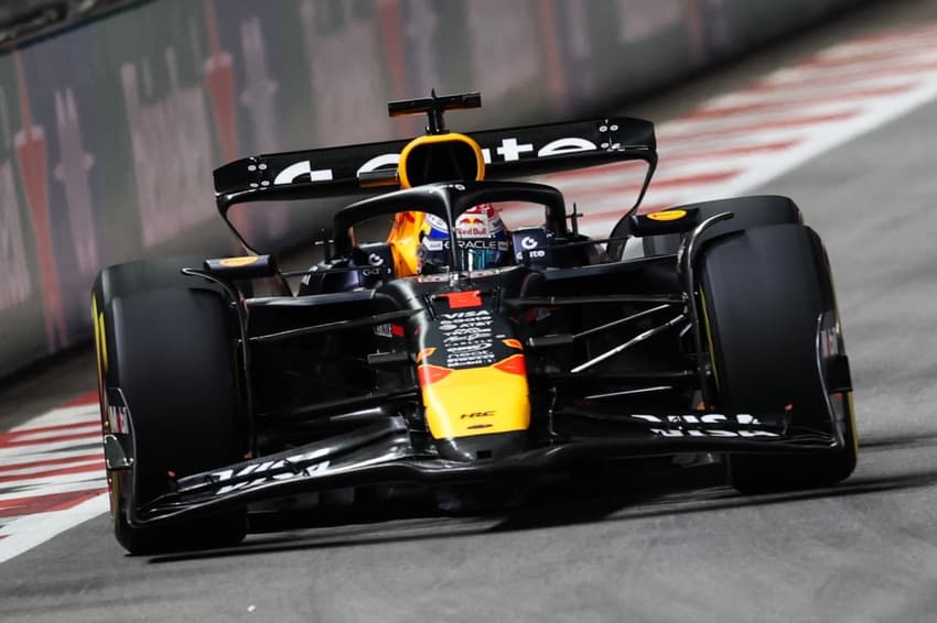 Max Verstappen venceu o GP de Las Vegas (Foto: Patrick T. Fallon / AFP)