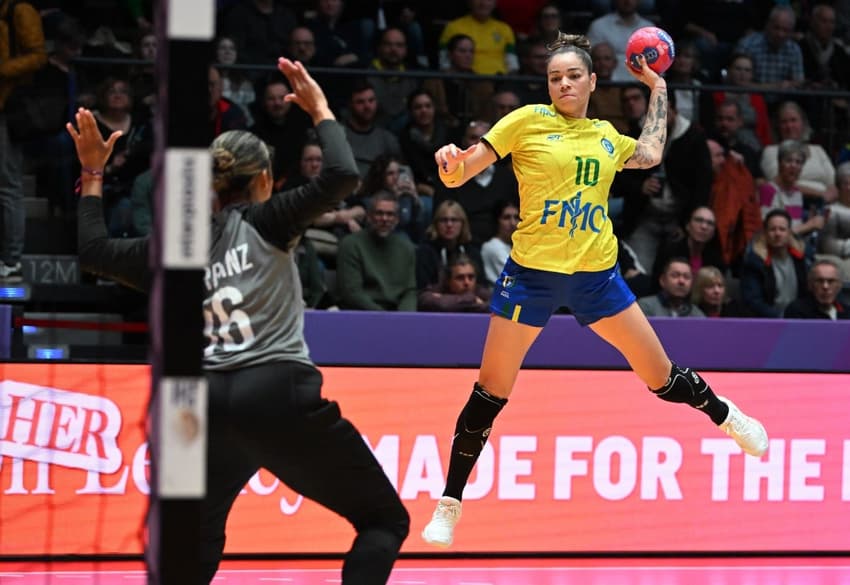 Brasil vence Cuba na estreia do Mundial de Handebol 2025 (Foto: Thomas Kienzle/ AFP)