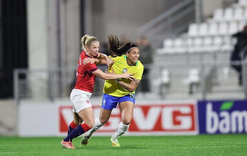 AO VIVO Brasil vai perdendo para a Noruega em amistoso da seleção feminina; siga