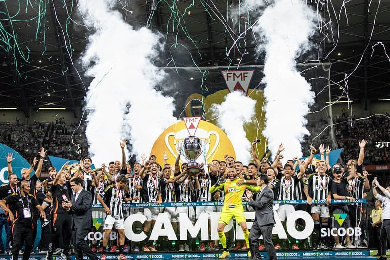 Galo bateu o América na final vencendo os dois jogos e se sagrou campeão do Campeonato Mineiro 2025 (Foto: Pedro Souza)