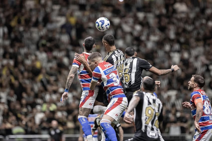 Atlético em partida contra o Fortaleza na Arena MRV (Foto: LUCIANO BREW/ Gazeta Press)
