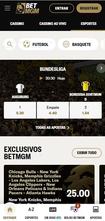 Esportes na BetMGM com foco nos mercados exclusivos da operadora