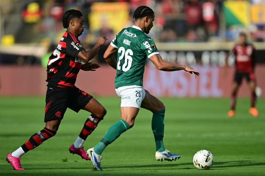 Bruno Henrique em Palmeiras x Flamengo