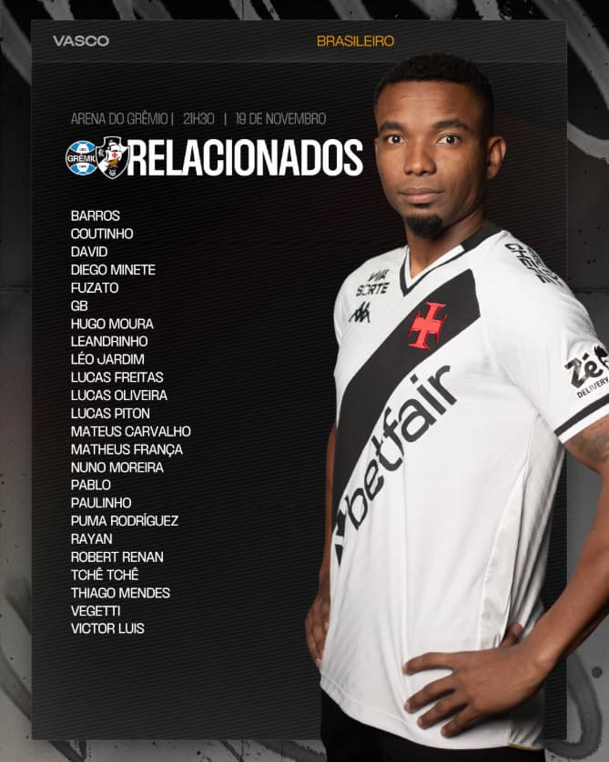 Vasco x Grêmio