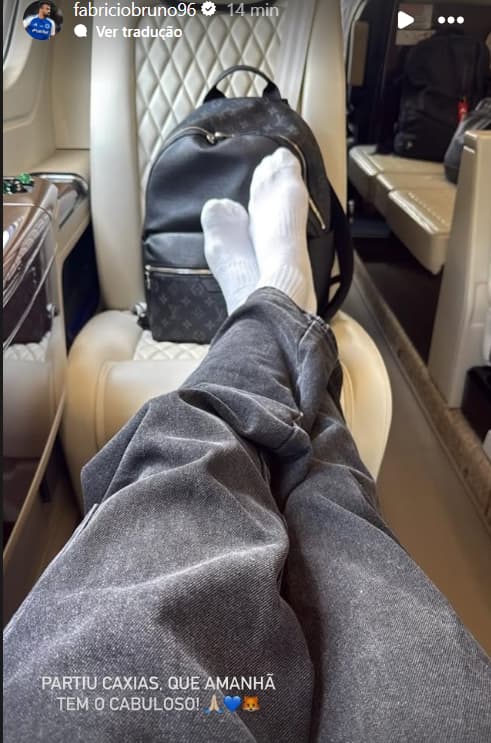 Fabrício Bruno, zagueiro do Cruzeiro (Reprodução Instagram/Fabrício Bruno)