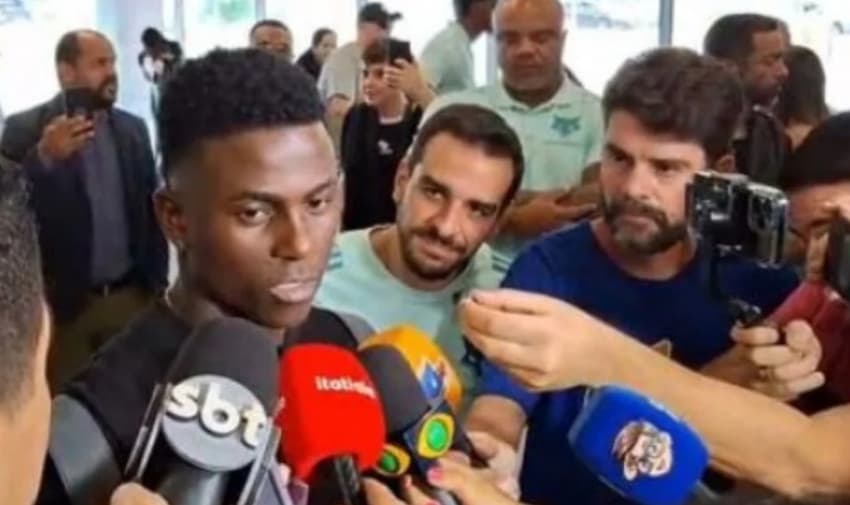 Néiser Villarreal, novo reforço do Cruzeiro (Foto: Reprodução TV Alterosa)
