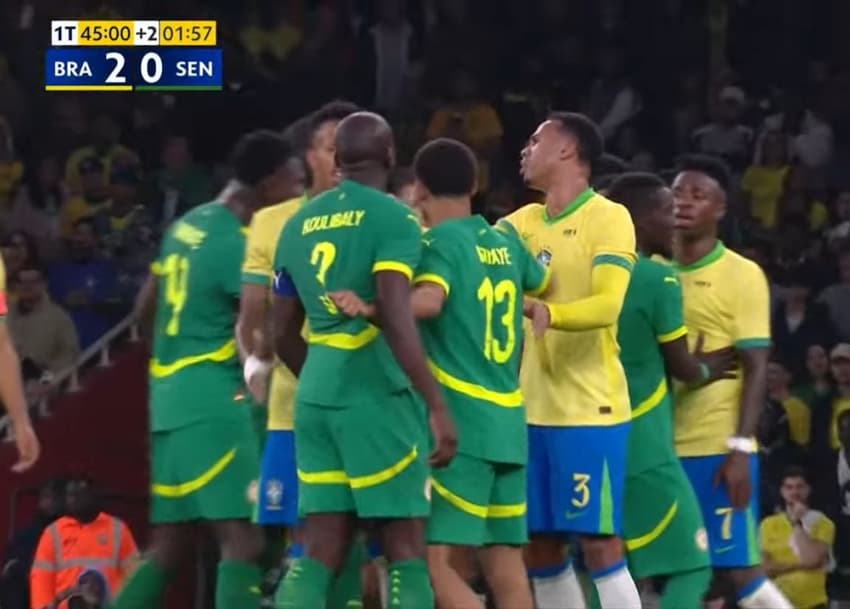 Confusões em Brasil x Senegal