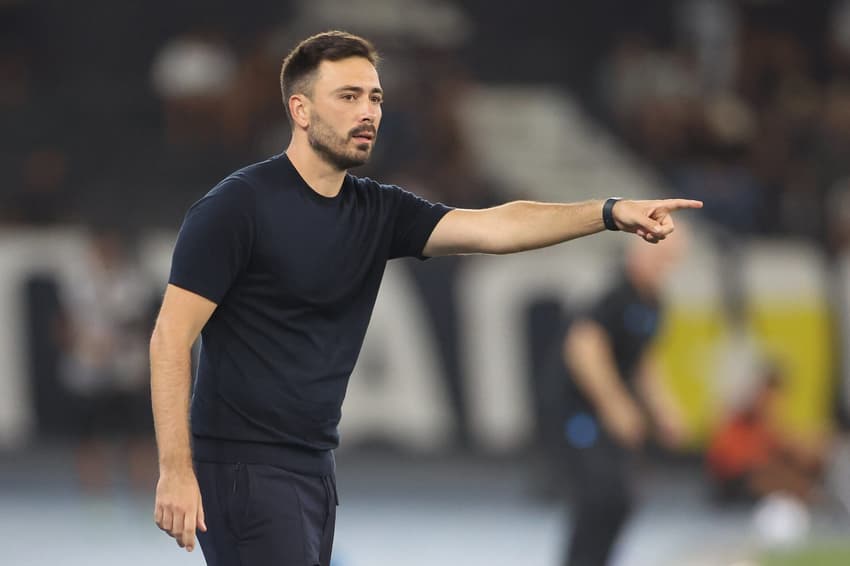 Davide Ancelotti é o técnico do Botafogo (Foto: Vitor Silva / Botafogo)