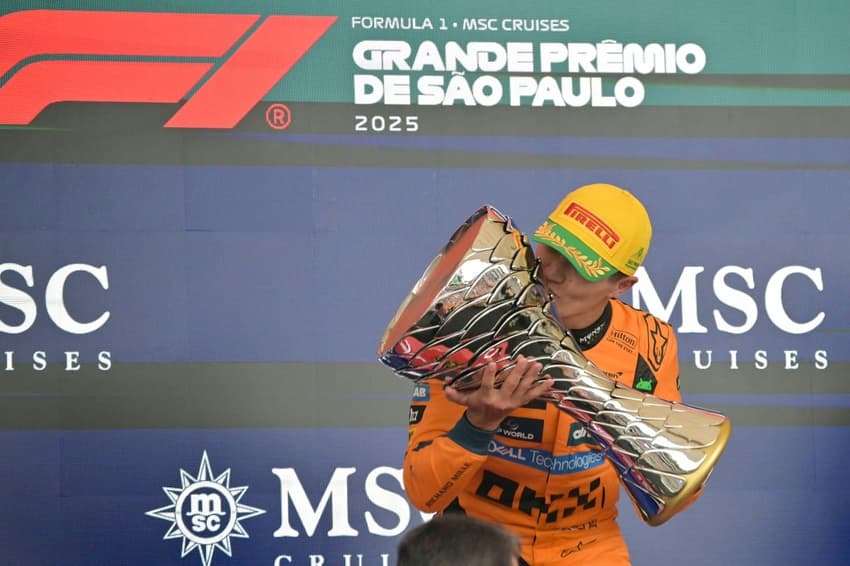F1 Norris domina e vence o GP Brasil; Bortoleto bate na primeira volta