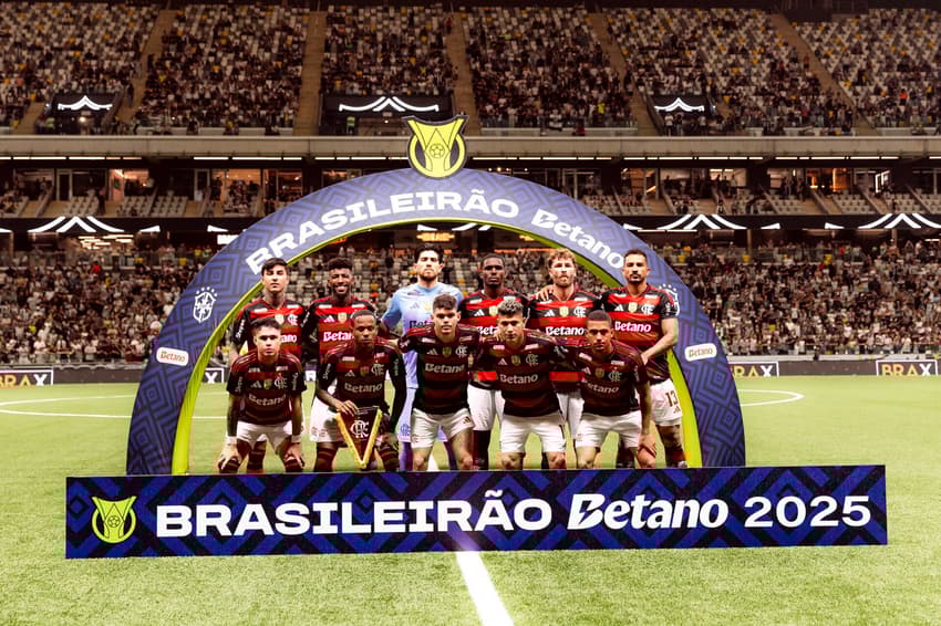Flamengo encaminhou o título do Brasileirão (Foto: Adriano Fontes/Flamengo) 