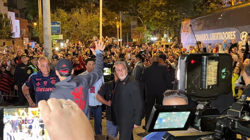 Flamengo chegada Lima Libertadores