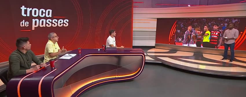 Fluminense x Flamengo comentarista discorda de PC Oliveira ao vivo em polêmica