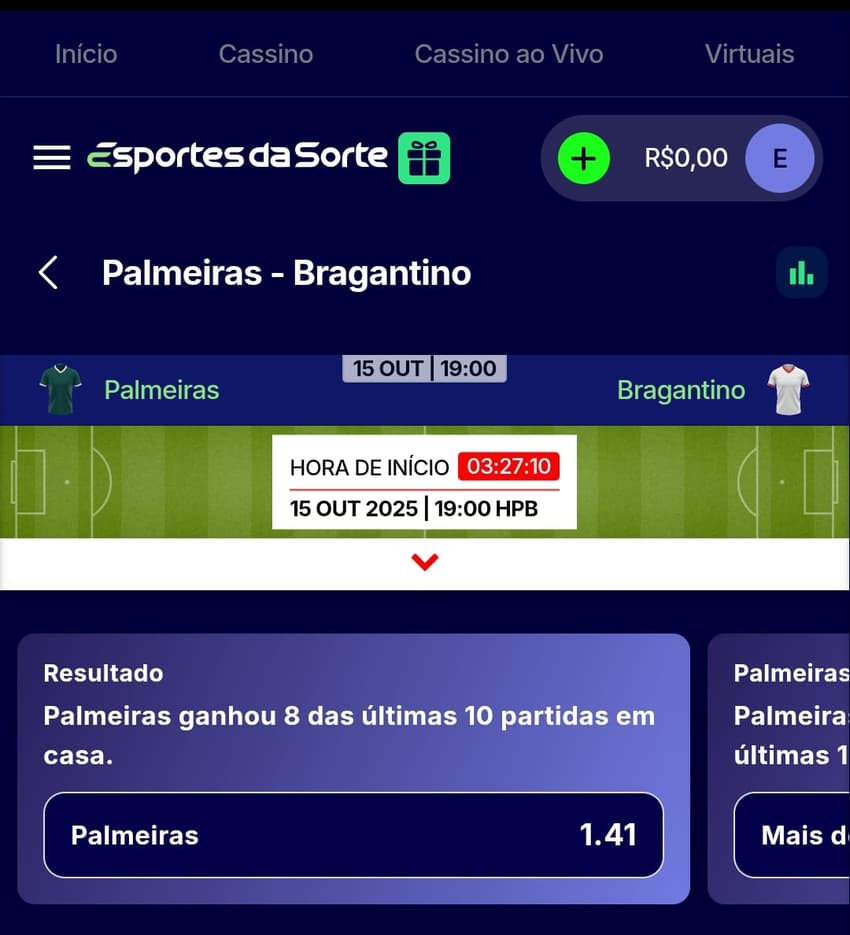 Captura de tela da página do Esportes da Sorte apostas com insights e dicas de palpites