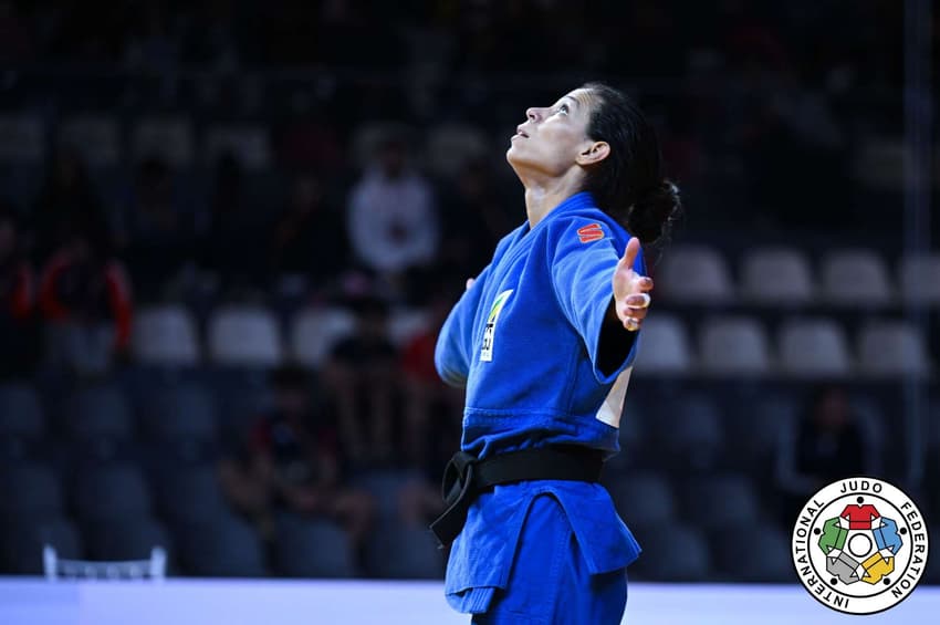 Jéssica Pereira no Grand Prix de Lima 2025 (Foto: Andressa Simões/ Lance!)