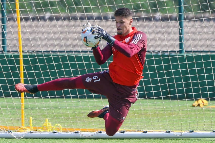 Kauan Jesus, terceiro goleiro do Internacional