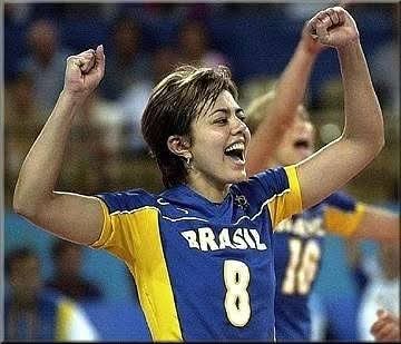 Leila Barros pela Seleção Brasileira (Foto: Reprodução/ X)