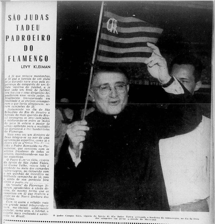 Padre Góes, pároco da Igreja de São Judas Tadeu no Cosme Velho