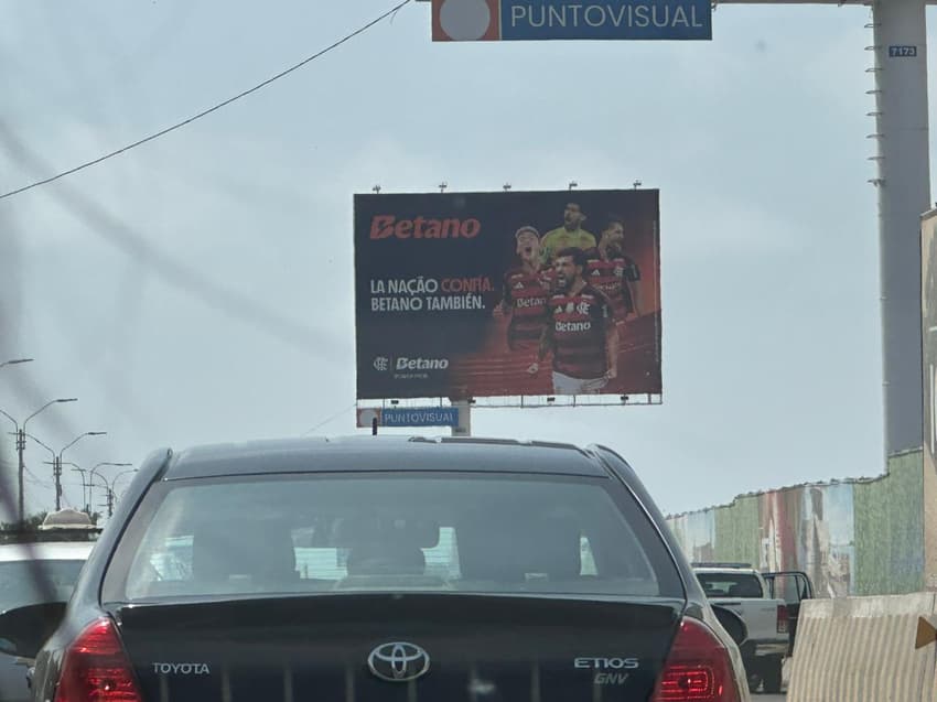 Placa Flamengo final da Libertadores