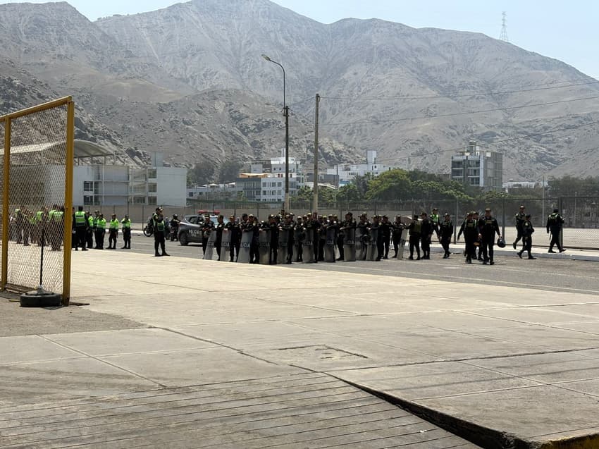 Policiamento final da Libertadores - Flamengo x Palmeiras