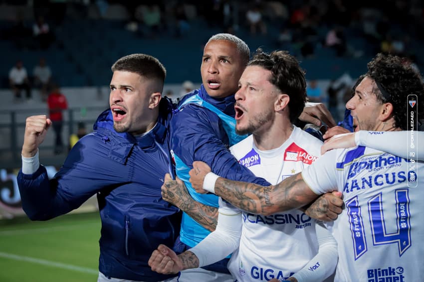 Partida entre RB Bragantino e Fortaleza, pelo Brasileirão (Foto: Mateus Lotif/Fortaleza EC)