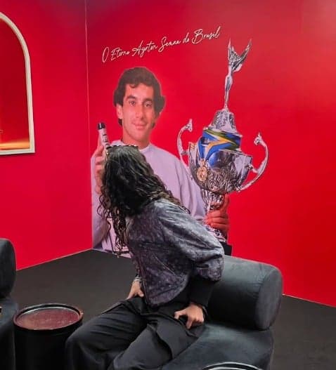 Rayssa Leal no GP de Interlagos, da Fórmula 1