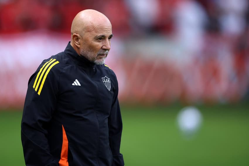 Sampaoli definiu o time para Atlético-MG x Flamengo (Foto: Edu Andrade / Gazeta Press)