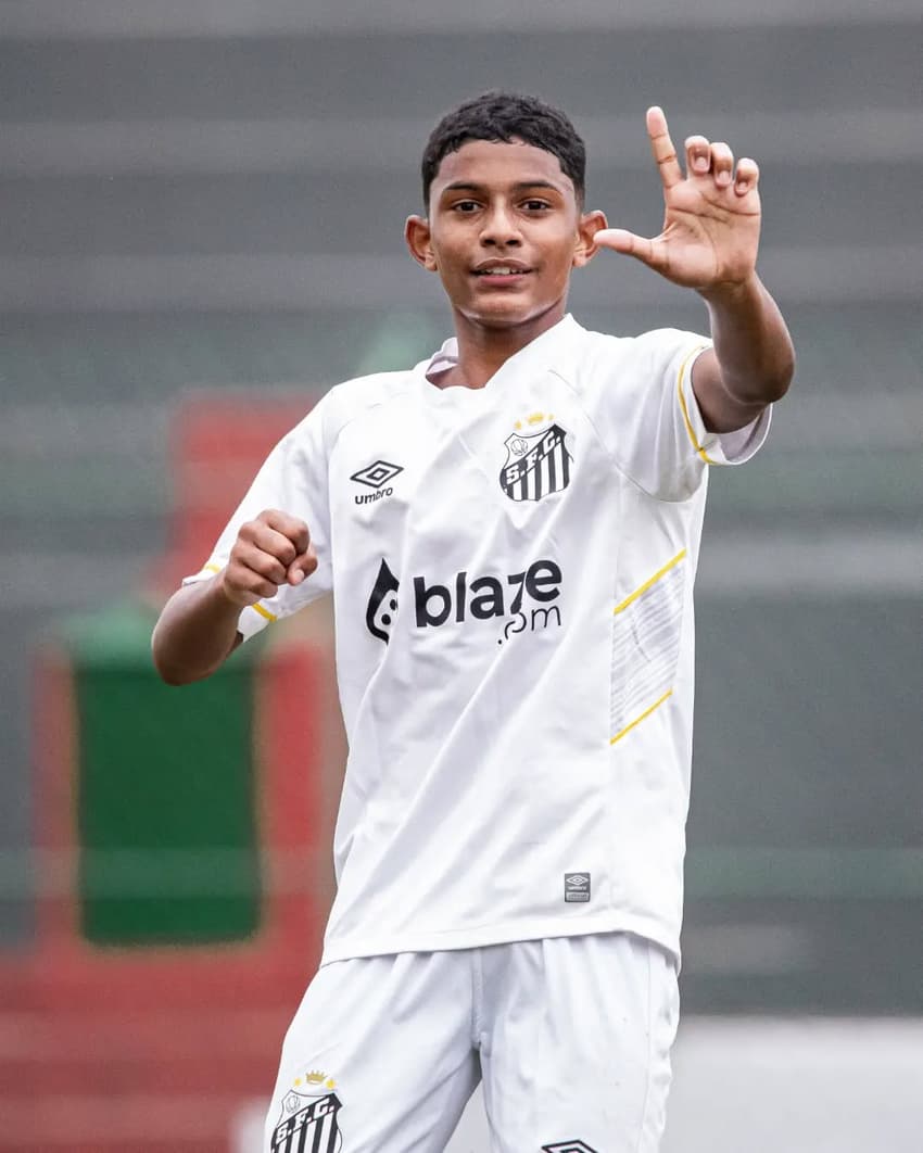 Miguel Messias, novo contratado para a base do Bahia, já passou pelo Santos (Foto: redes sociais)