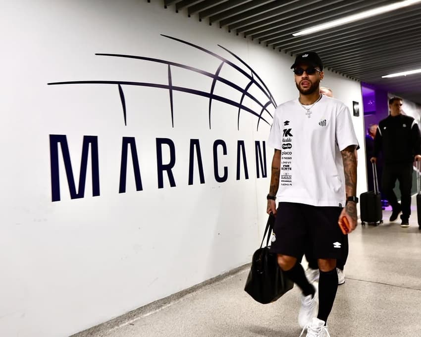 Neymar foi poupado do clássico contra o Palmeiras, no Allianz Parque na última quinta-feira (6). (Foto: Raul Baretta/ Santos FC)