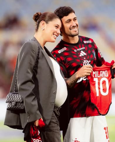 Segundo filho de Arrascaeta se chamará Milano