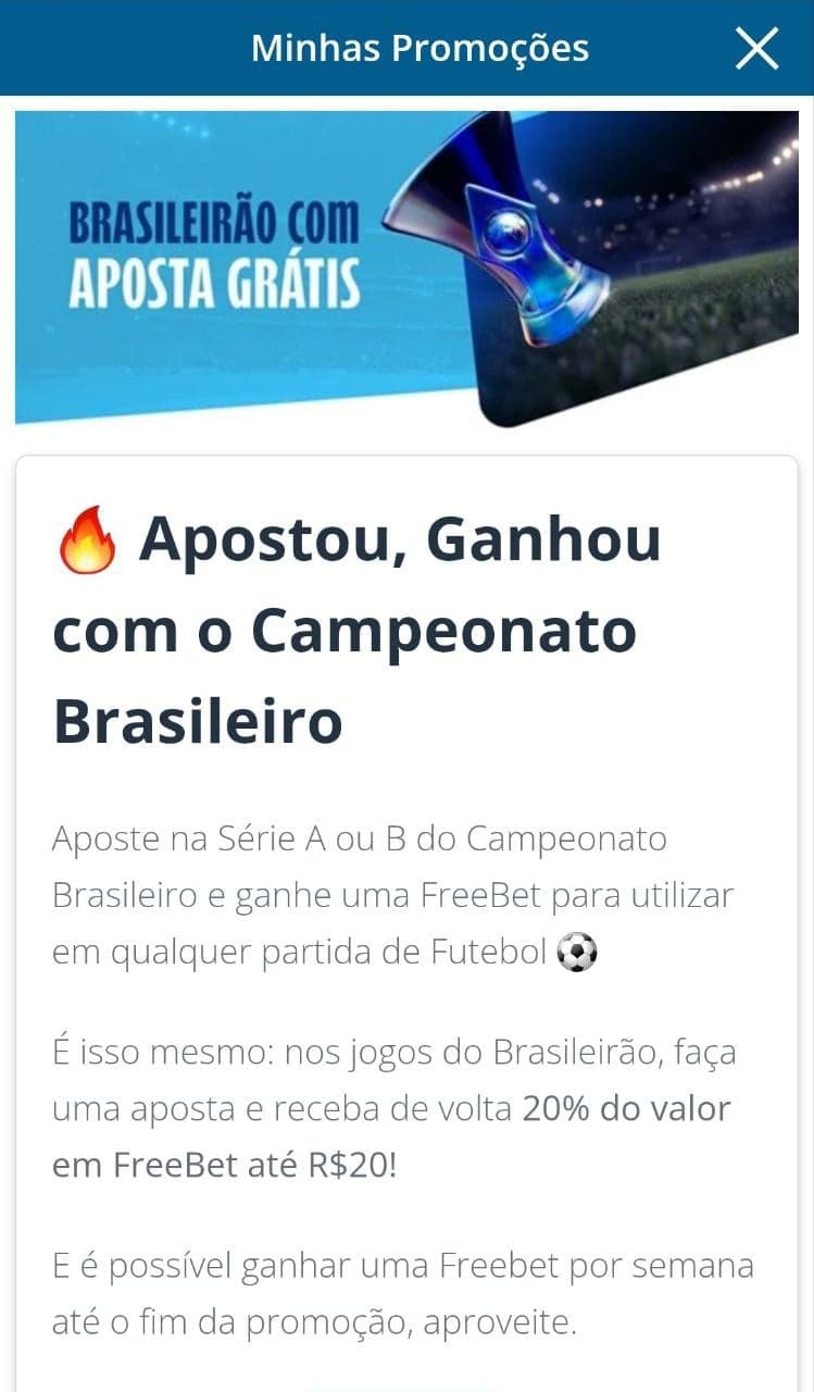 Sportingbet bônus de apostas grátis no Brasileirão