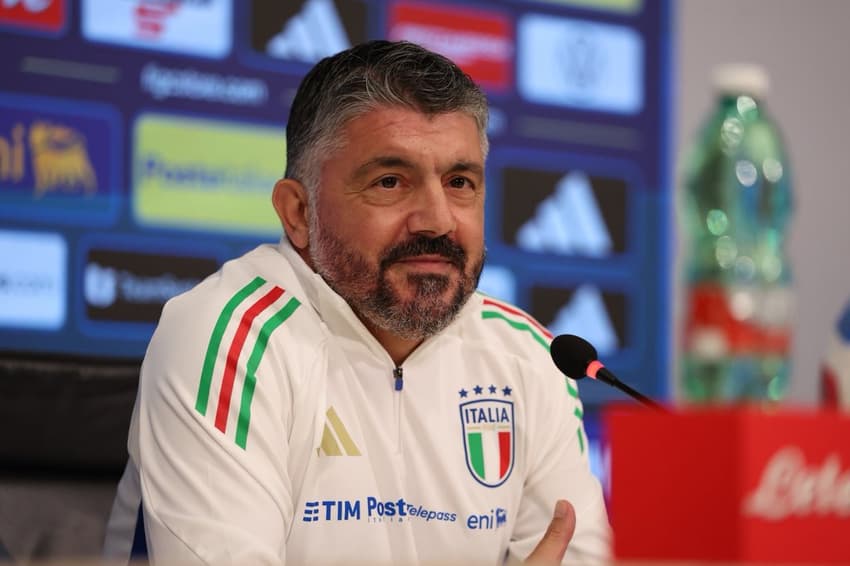 Técnico da Itália, Gattuso em coletiva de imprensa