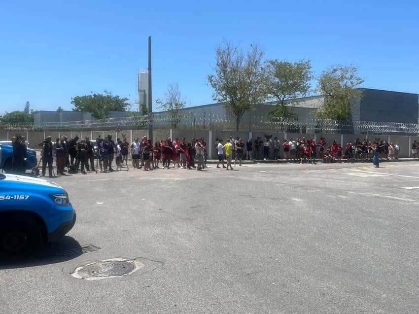 Torcida Flamengo no Aeroporto