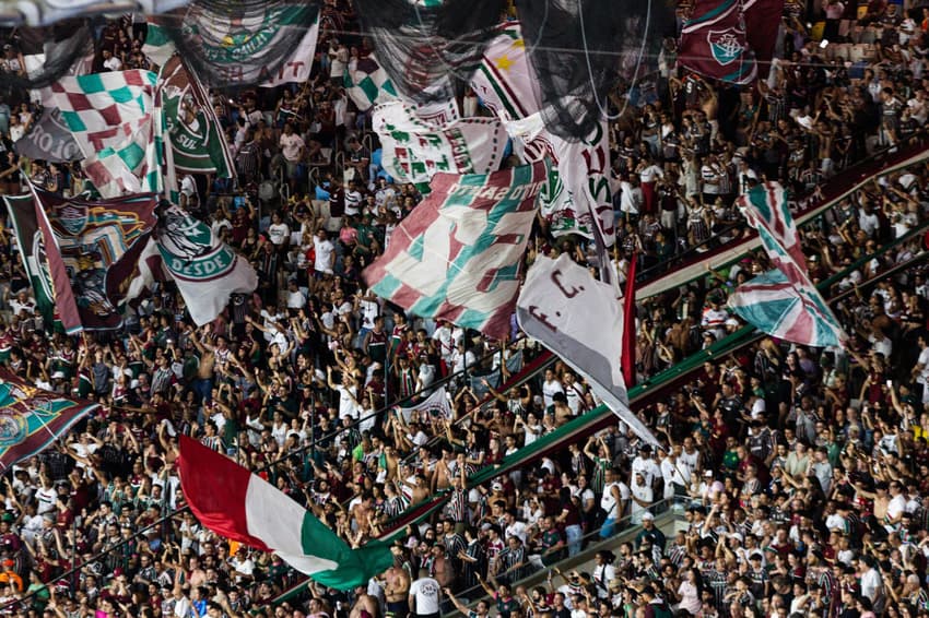 Torcida do Fluminense no Maracanã