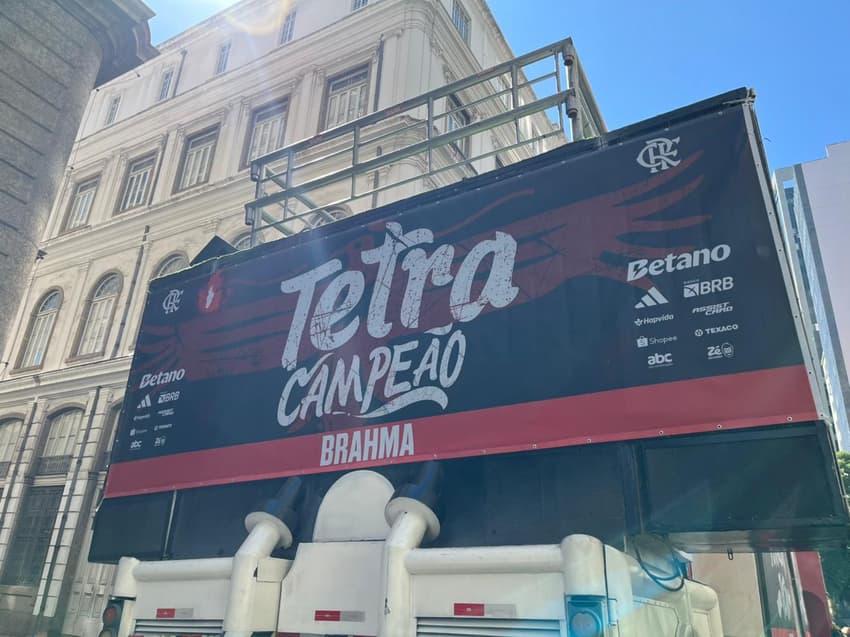 Trio elétrico Flamengo para o título da Libertadores