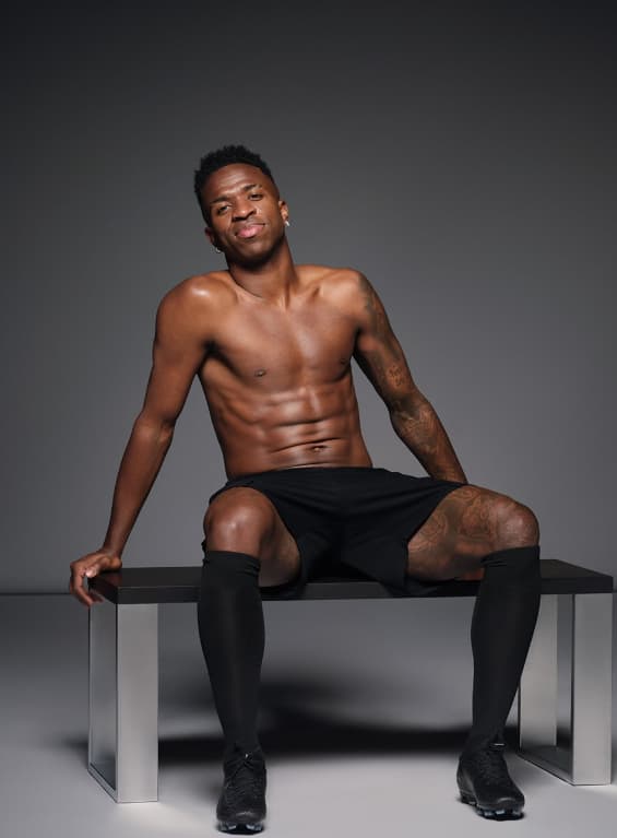 Vini Jr em foto publicada nas redes sociais (Foto: Reprodução)