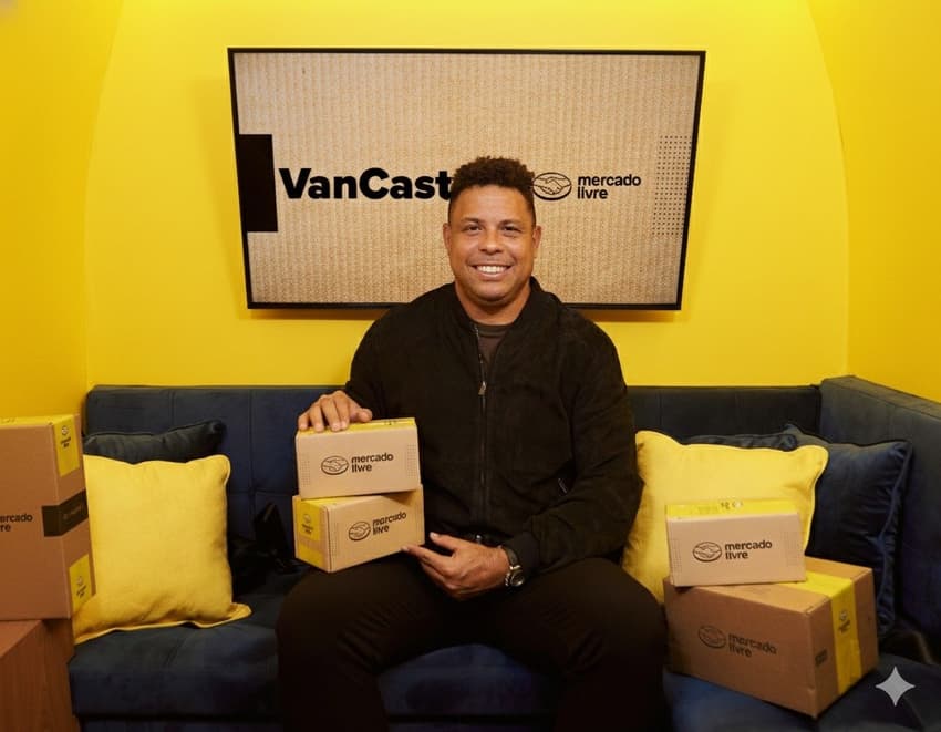 Ronaldo, durante participação no podcast (Foto: Divulgação)