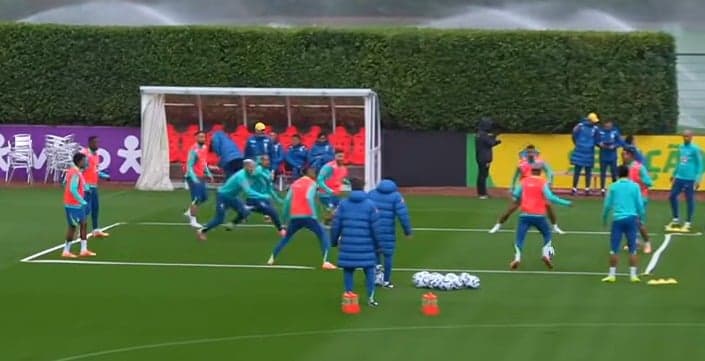 Treino da seleção