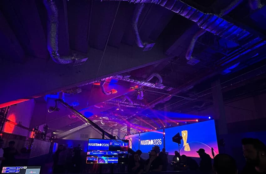 Evento da FPF no Pacaembu (Foto: Guilherme Lesnok/ LANCE!)