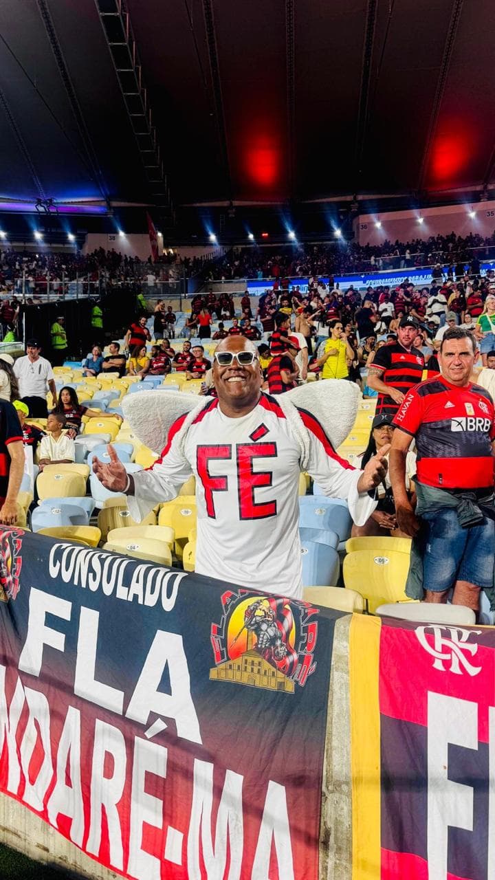 Anjinho rubro-negro, torcedor icônico do Flamengo (Foto: Divulgação)