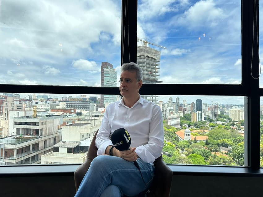 Lance! entrevista presidente da SAF da Portuguesa, Alex Bourgeois (Foto: Juliana Yamaoka/ Lance!)