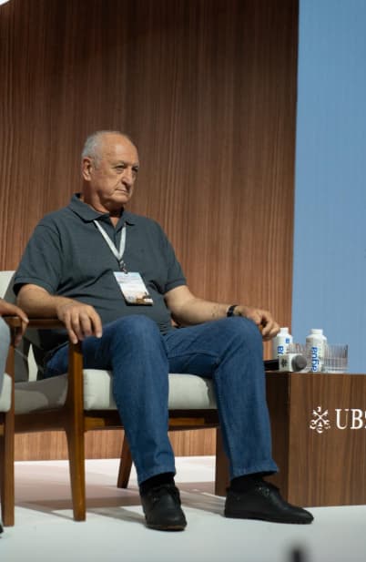 Felipão em evento organizado pelo banco UBS. (Foto: Divulgação/UBS)
