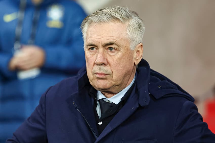 Carlo Ancelotti durante Brasil x Tunísia