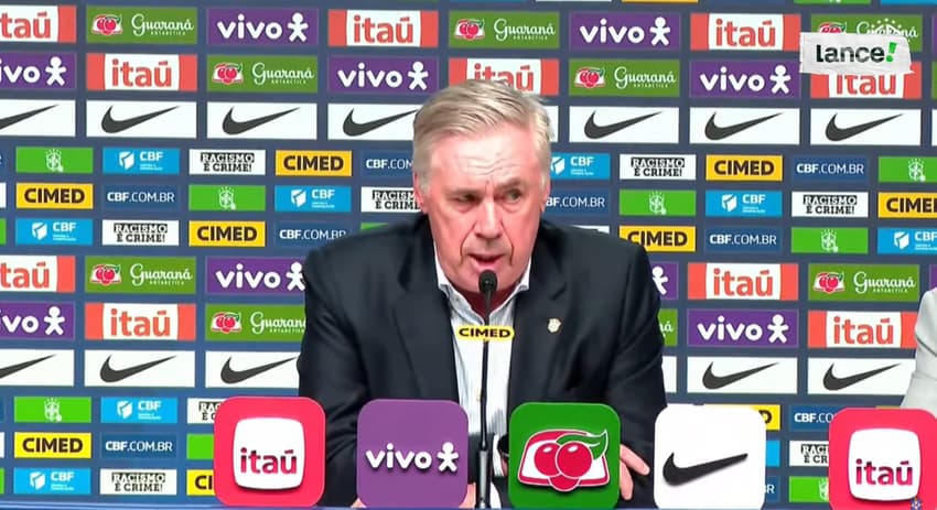 AO VIVO: assista à convocação de Ancelotti para a Seleção