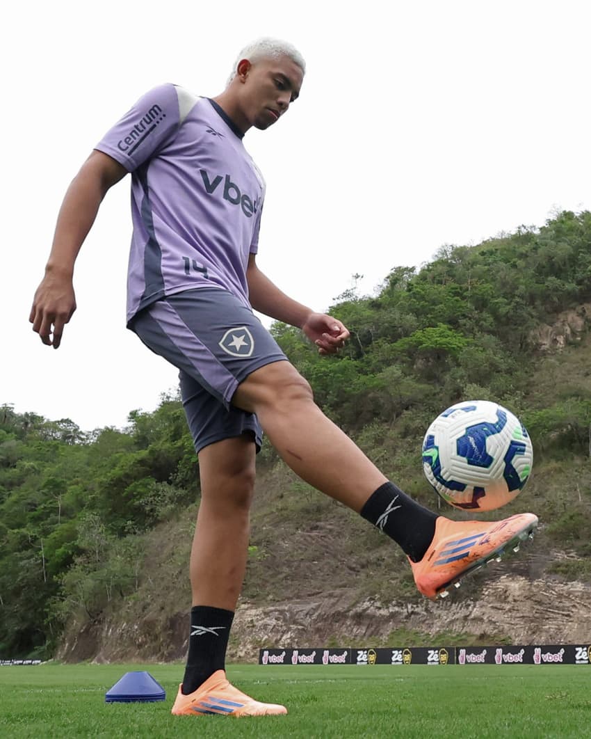 Jordan Barrera soma apenas quatro minutos com a camisa do Botafogo (Foto: Vítor Silva/Botafogo)