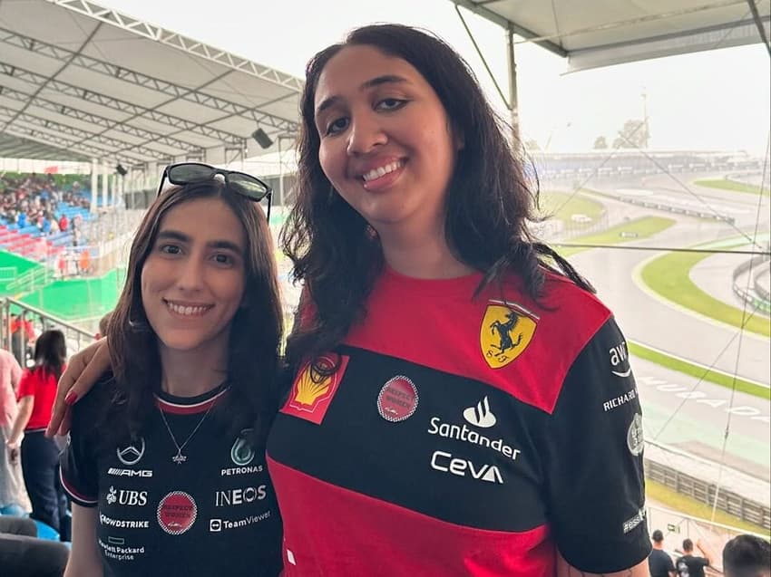 Beatriz e Isabela no GP de São paulo de 2024 (Foto: acervo pessoal)