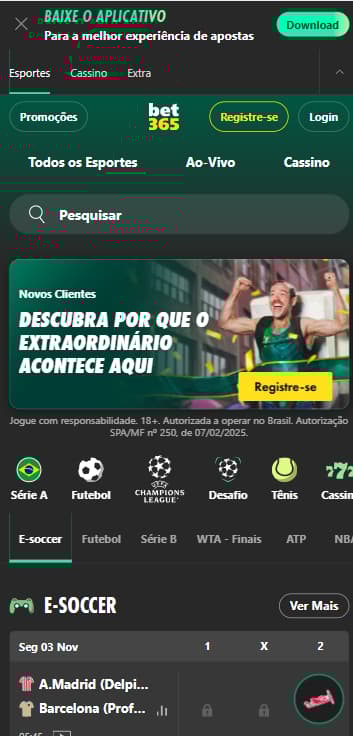Página inicial da bet365 com foco nos eventos ao vivo