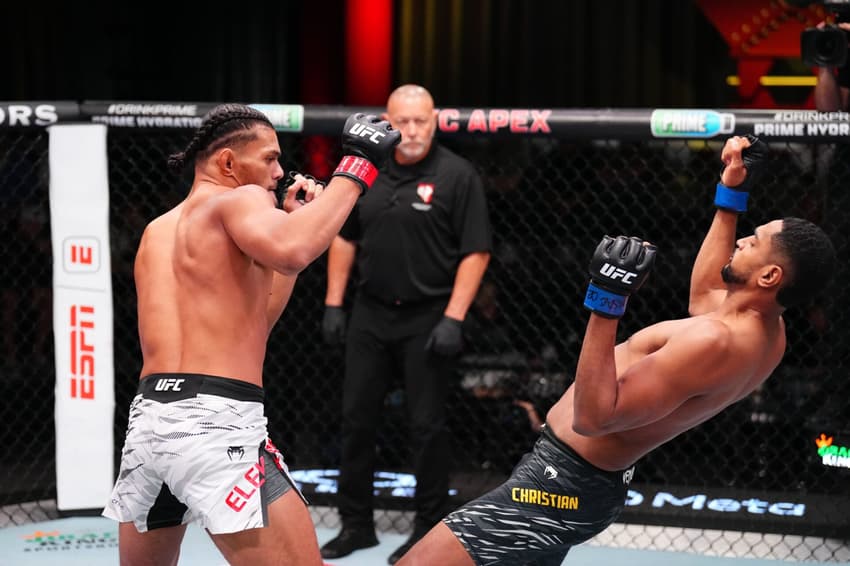 Brasileiro Kevin Christian é derrotado no UFC Vegas (Foto: Reprodução / @UFCNews / X)