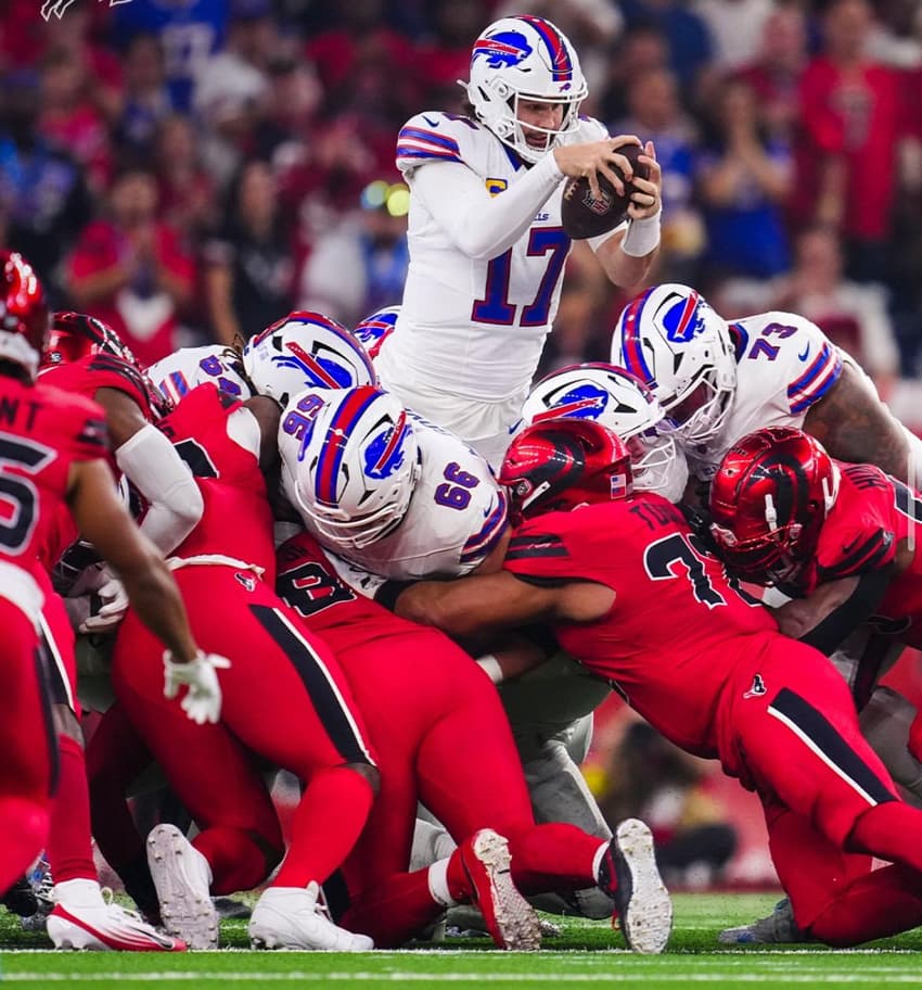 Partida entre Houston Texas e Buffalo Bills na NFL (Foto: Reprodução Instagram: @Buffalobills)