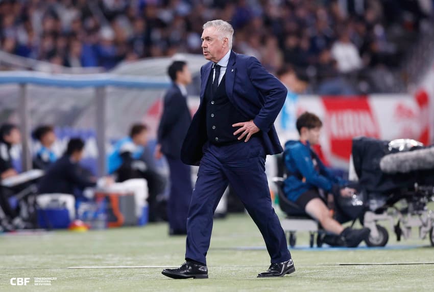 Carlo Ancelotti, técnico da Seleção Brasileira